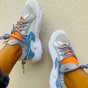 Multi Color Lightweight Trainer Sneakers